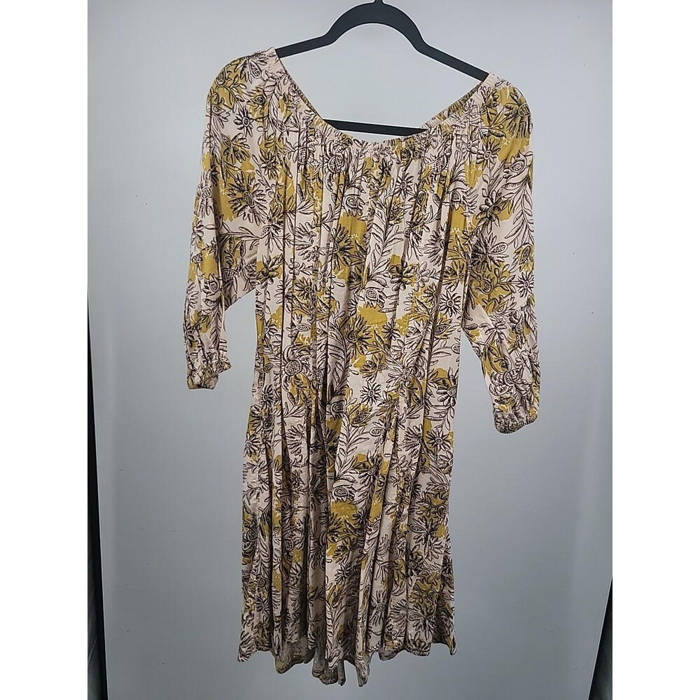 Anthropologie Daily Practice Mollie Tunic Dress Sz M Beachy Vacation Resort